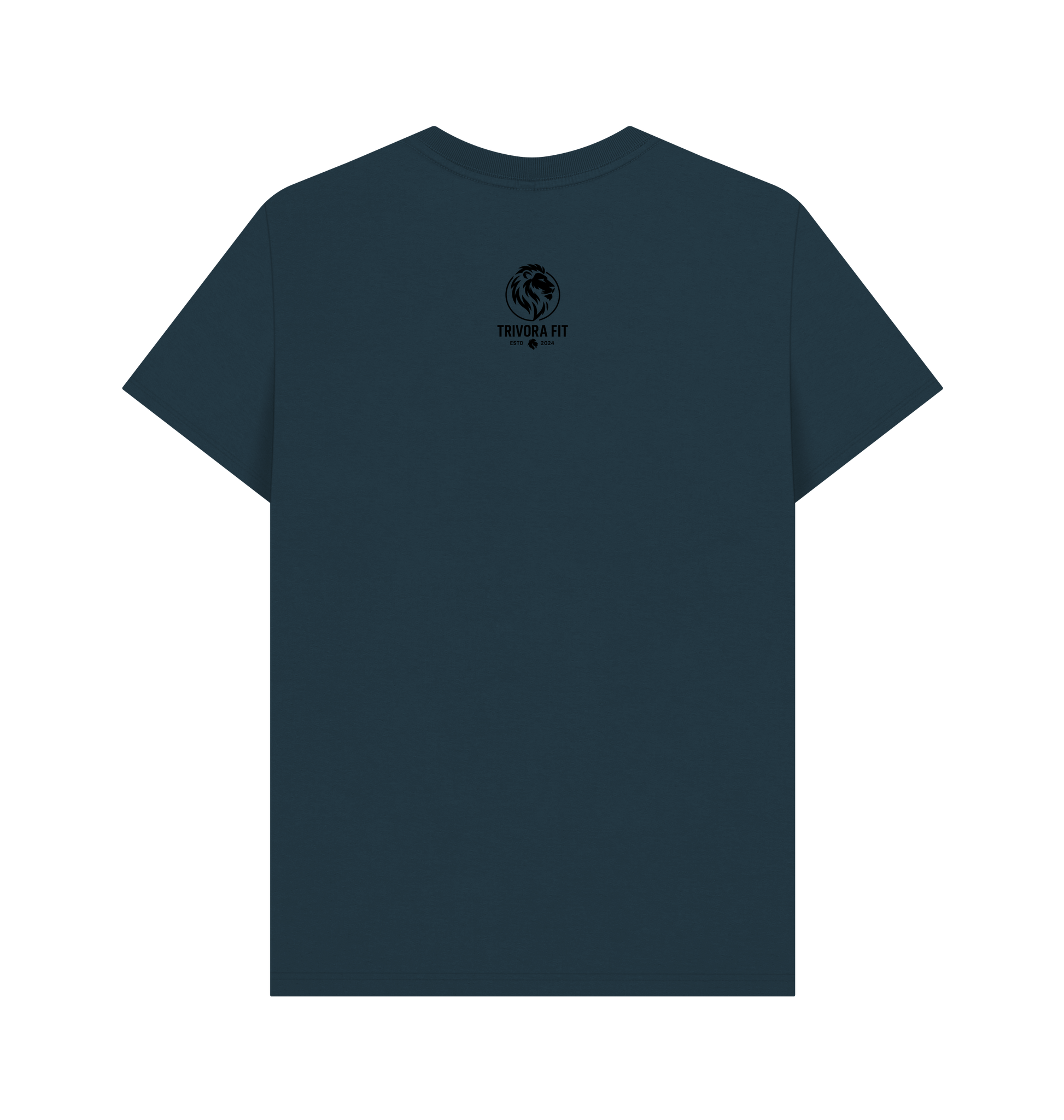 Denim Blue Printed T-shirt Back