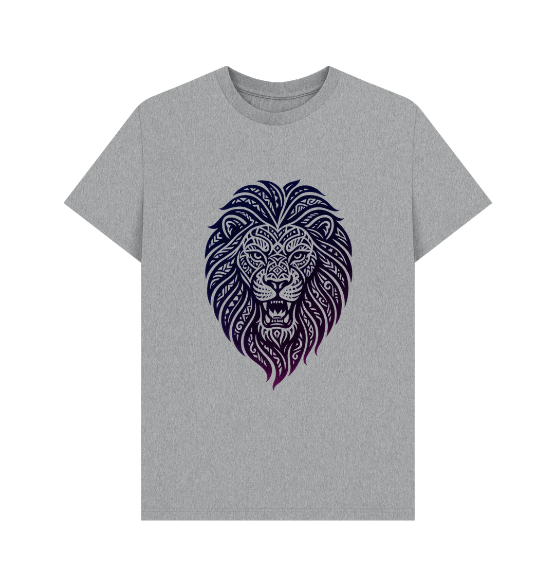 Athletic Grey Printed T-shirt Front