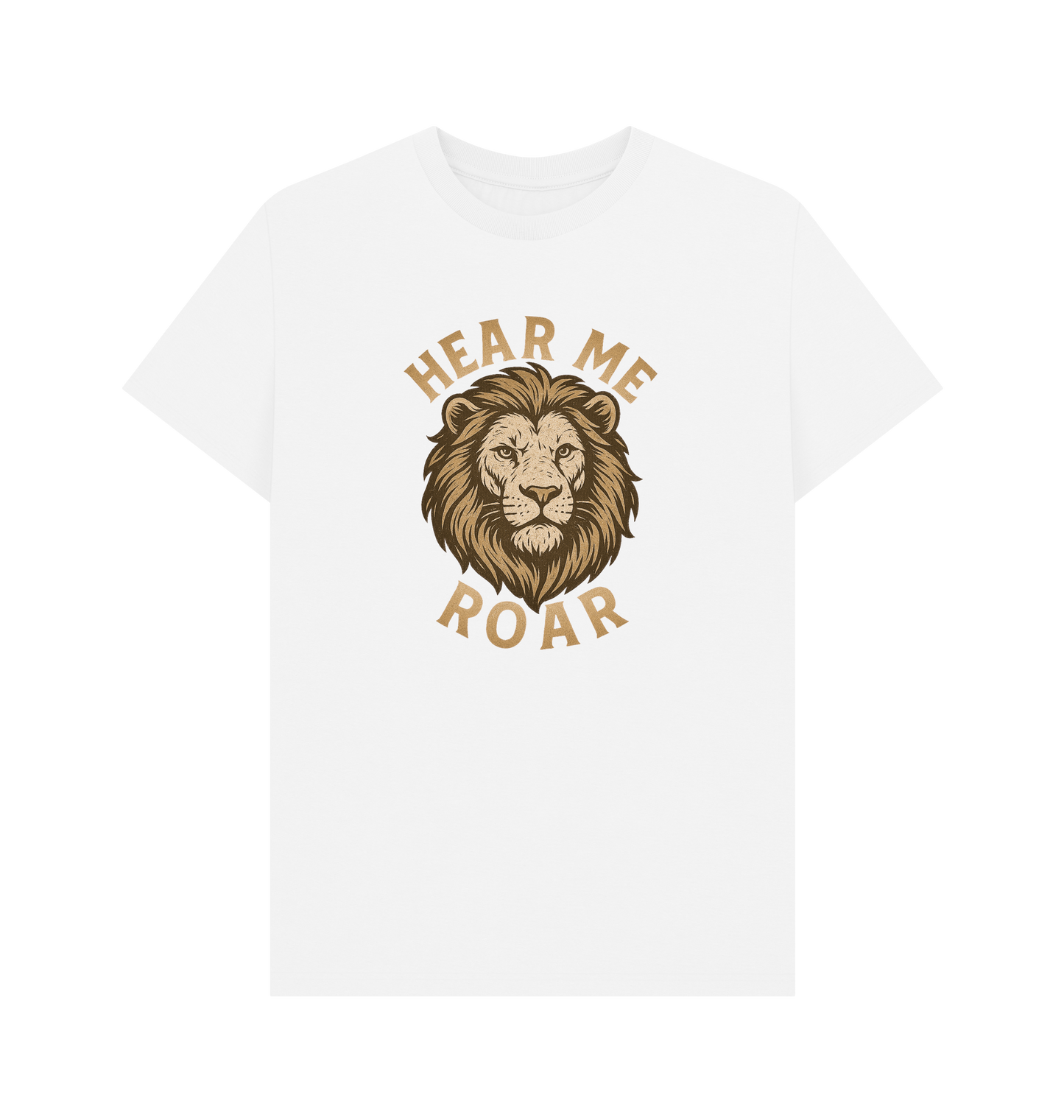 White Printed T-shirt Front