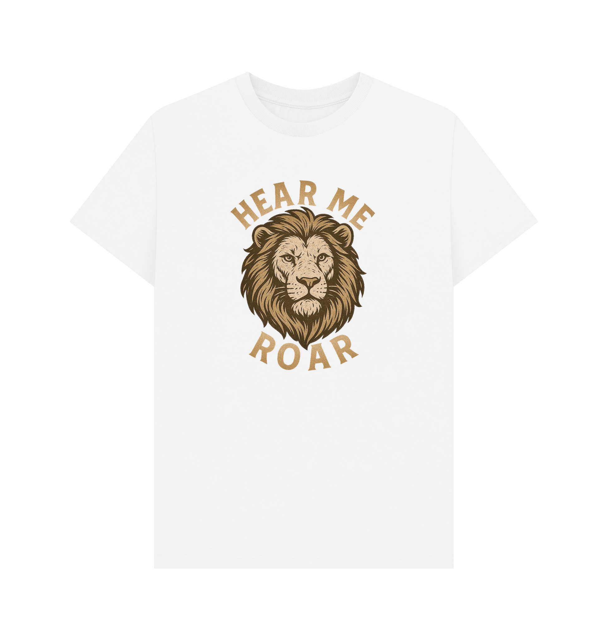 White Printed T-shirt Front